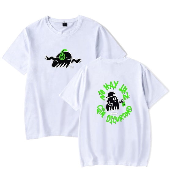 Feid No Hay Luz Sin Oscuridad Merch pop graphics print Crewneck Unisex Trend Casual Short Sleeve Top