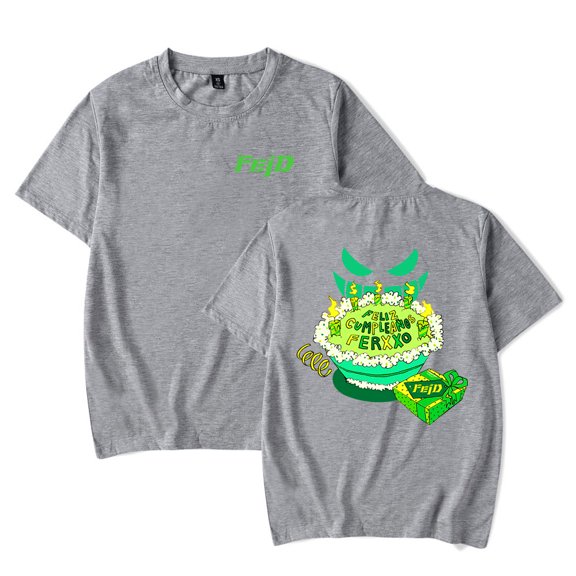 Feid T-shirts Feliz Cumpleaños Ferxxo Tee Singer Merch Summer For Women/Men Unisex O-neck Short Sleeve Streetwear