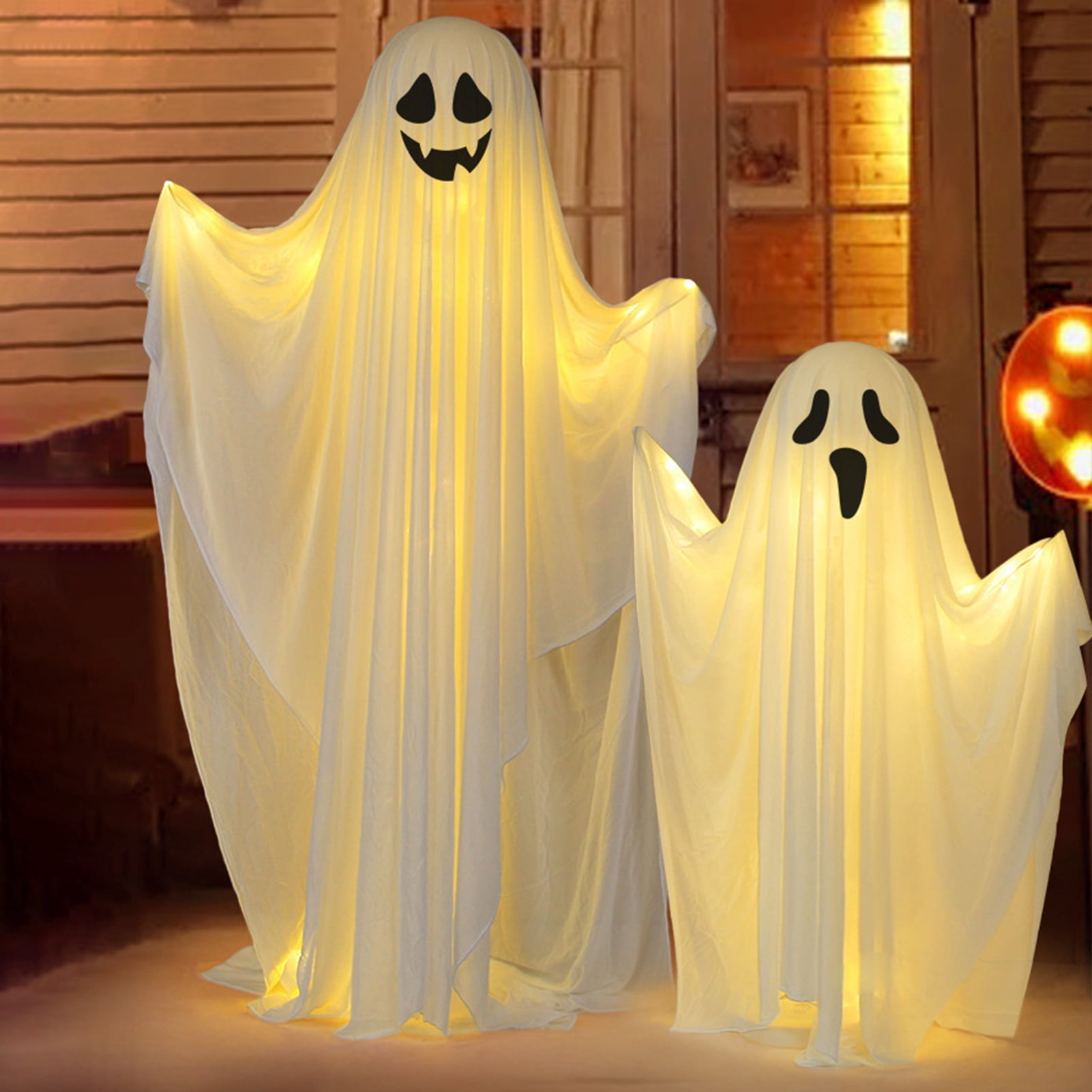 Feierber Halloween Decorations Halloween Light-up Ghost Decoration with
