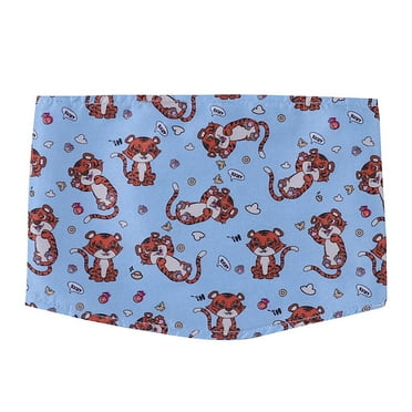 Feierber Pet Physiological Pants Adjustable Leakproof Male Dog Belly Band Diapers Breathable Fast Absorption Cartoon Pattern Machine Washable Dog Sanitary Pants for Dogs