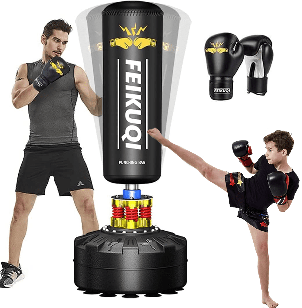Jayefo Sports Punching Bag - Hanging Boxing Bag for MMA, Karate, Judo, Muay  Thai, Kickboxing, Self Defense Training for Training at Home or Gym -  Unfilled Heavy Bag 70 to 100 lbs -
