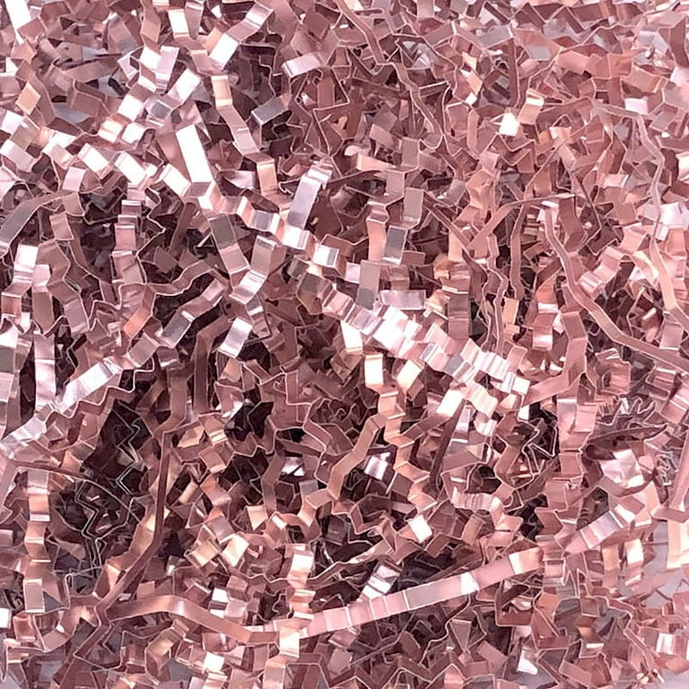 Feildoo 100 Grams Basket Filler Paper Shred, Sparkly Shredded Grass Stuffer  Crinkle Confetti Raffia Paper Gift Box Filler for DIY Gift Wrapping &  Basket Filling, F#Double-Sided Rose Pink, PR0284 