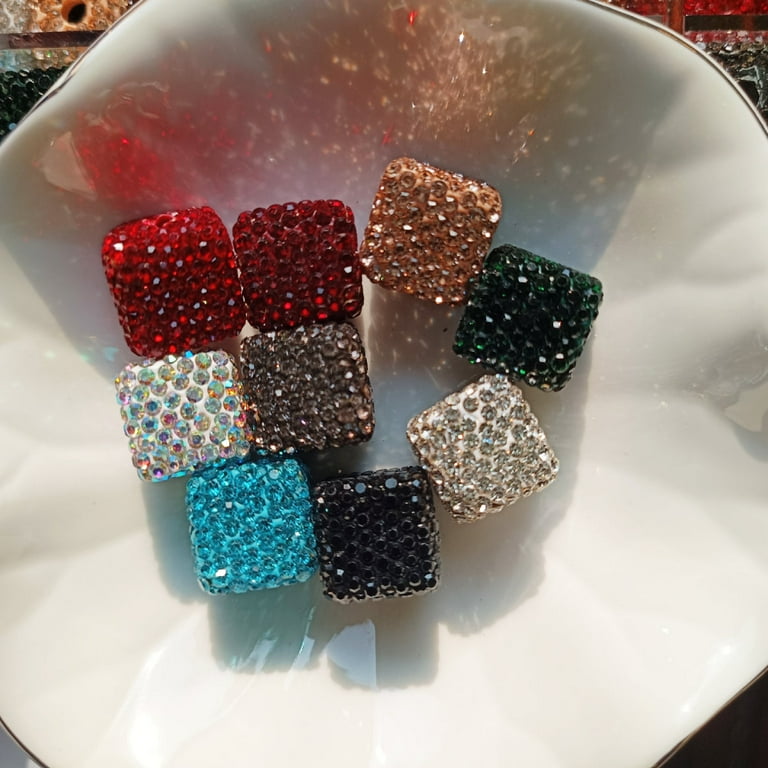 Square beads for jewelry making best sale