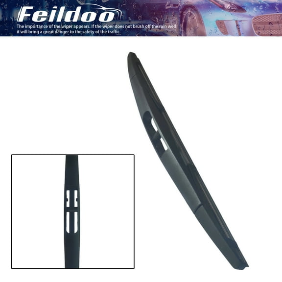 Feildoo 14inch Rear Windshield Wiper Blade Fit For Mazda 2 2007-2015, BACK Windshield Wiper Blade, 14B, Y28A648B