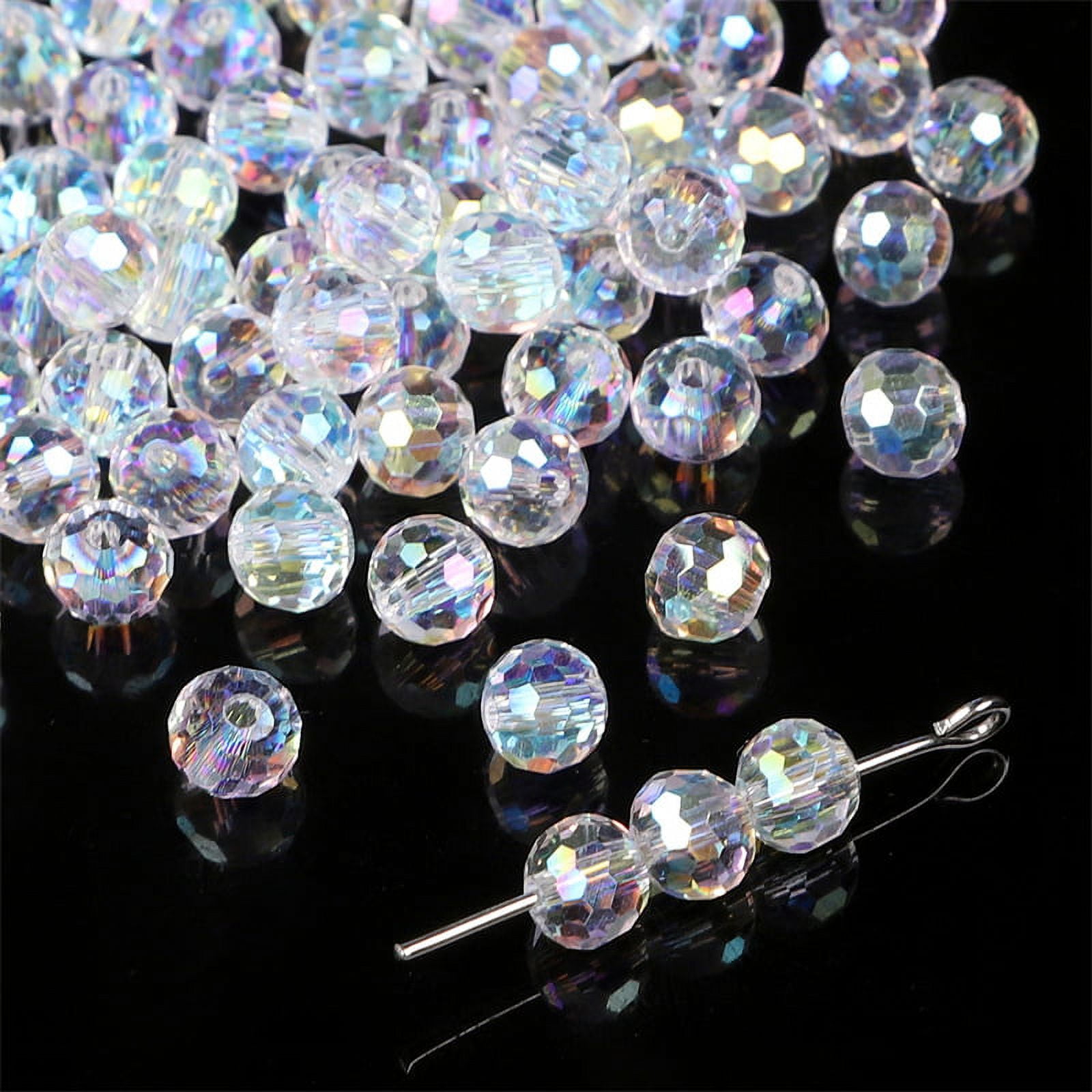 Feildoo 20PCS Glass Beads Bulk, Bracelet Loose Beads for Jewelry