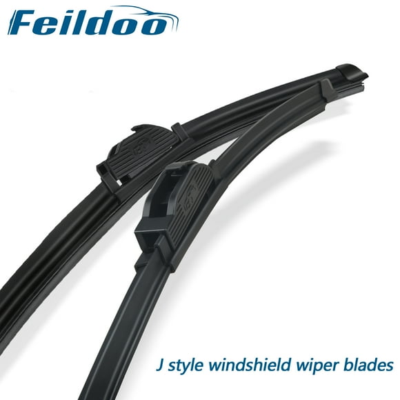 Feildoo 26"&16" Wiper Blades Fit For Scion tC 2010 26"+16" Bracketless For Car Front Window, Driver and Passenger, J U HOOK, Pack of 2, F06290P