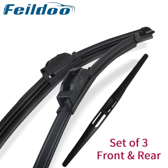Feildoo 26+20+10B Front + Rear Wiper Blades Fit For Jeep Grand Cherokee L 2023-2021, 3pcs for Front & Rear Windshield, Y24C9G7G