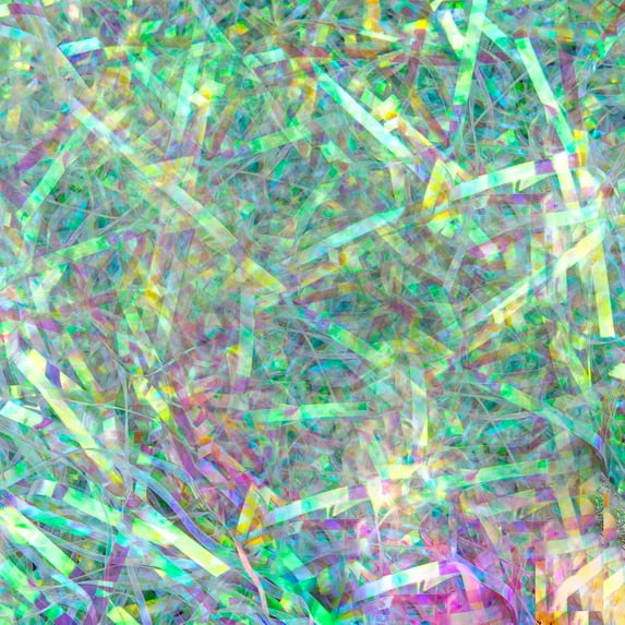 Feildoo 3mm 3.53ounce /bag Easter Raffia Paper Shreds Easter Basket Paper Filler for Easter Gift Wrap Easter Party Decoration, Y11T9M7S, Shiny Colorful