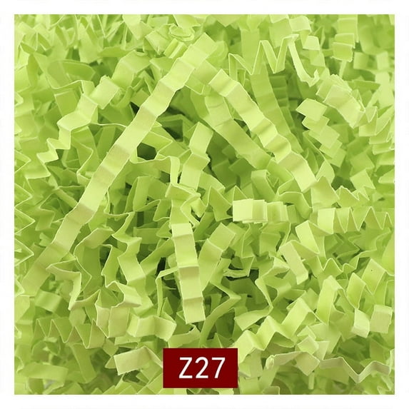Feildoo 50g/1.77oz Crinkle Cut Paper Shred Filler, Gift Box Filler Wedding Birthday Party Decor Shred Paper Raffia Paper, B#Fruit Green, PR3442