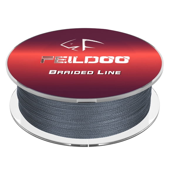 Feildoo Braided Fishing Line, Abrasion Resistant Braided Lines, High Sensitivity and Zero Stretch, 4 Strands to 8 Strands with Smaller Diameter