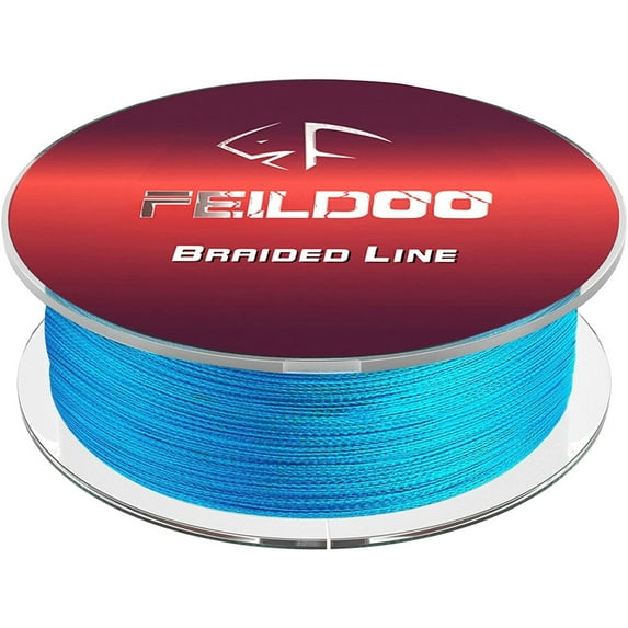Feildoo Braided Fishing Line, Abrasion Resistant Braided Lines, High Sensitivity and Zero Stretch, 4 Strands to 8 Strands with Smaller Diameter