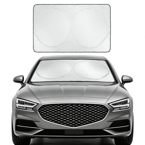 Feildoo High Quality Windshield Visor Cover Fit for Ford Transit/E-Transit 2012-2027, Heavy-Duty 5-Layer, Foldable, Compact Storage, 75 x 37, Built to Last, A77H6G6B