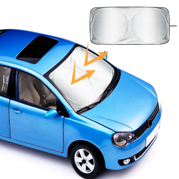 Feildoo High Quality Windshield Visor Cover Replacement for Lexus Gs-Series 1992-2025, Heavy-Duty 5-Layer, Foldable, Compact Storage, 64 x 34, Built to Last, A51K9U9B