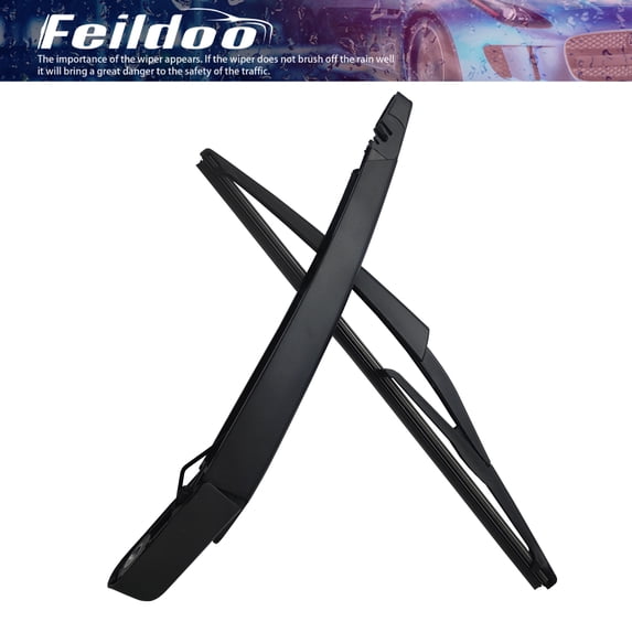 Feildoo Rear Wiper Blade with Wiper Arm Fit For Nissan Pathfinder 2013-2020, Set of 2 for Rear Windshield, B+12L, Y25B8B4E