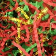 thumbnail image 1 of Feildoo Crinkle Cut Paper Shred Filler for Gift Box and Basket Filling 1.77 Ounce , B# Parrot green + red + Double-sided Gold, Y14R0N6S, 1 of 7