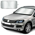 thumbnail image 1 of Feildoo Sunshade For Car Windshield, 210T Reflective Polyester Blocks Heat and Sun, Sun Shade Car Window UV Protector Shields Foldable & Keeps Vehicle Cooler, 68" x 35", 1 of 6