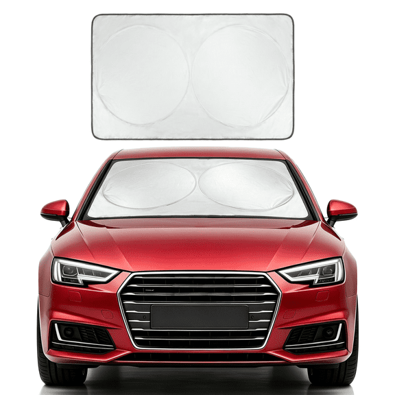 Feildoo Windshield Cover Fit for Chrysler Lhs 1993-2004 - 75 x 37 Heat Block, Interior, Car Sun Shade, Sunshade