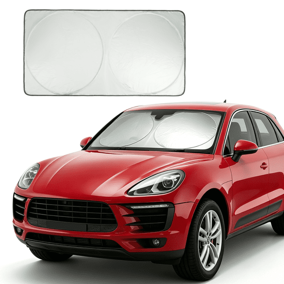 Feildoo Windshield Cover Fit for Ford Transit/E-Transit 2012-2027 - 59 x 31 Heat Block, Interior, Car Sun Shade, Sunshade