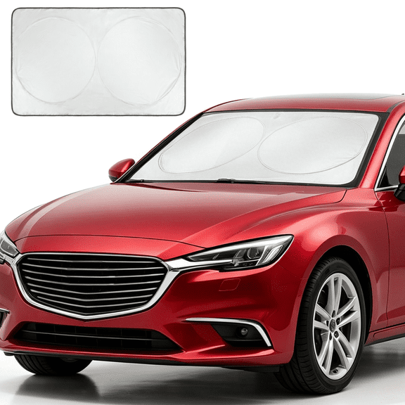 Feildoo Windshield Cover Fit for Genesis Gv80 2022-2025 - 68 x 35 Heat Block, Interior, Car Sun Shade, Sunshade