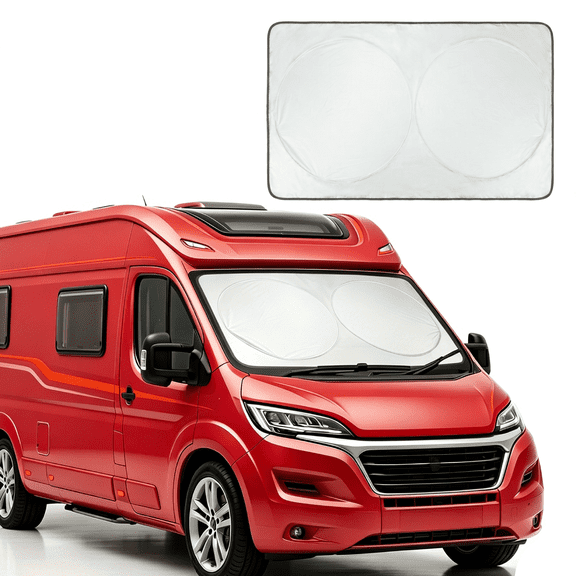 Feildoo Windshield Cover Fit for Thor Motor Coach Ace 2015-2025 - 98 x 46 Heat Block, Interior, Car Sun Shade, Sunshade