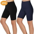 thumbnail image 1 of Feimerou Biker Shorts for Women 2 Pack Tummy Control High Waist Gym Shorts Comfort Soft Strech Slim Fit Athletic Running Workout Shorts Valentines Day Gifts, 1 of 5