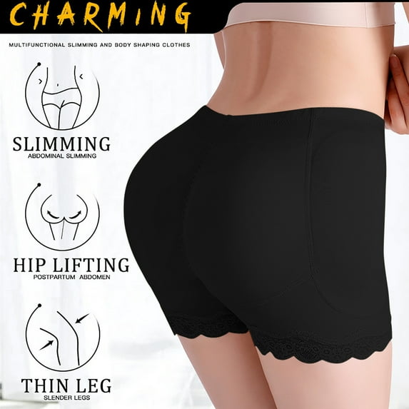 Feimerou Body Shaper for Women Plus Size Butt Lifting Shapewear High Waisted Tummy Control Panties Hip Enhancer Shapewear Shorts