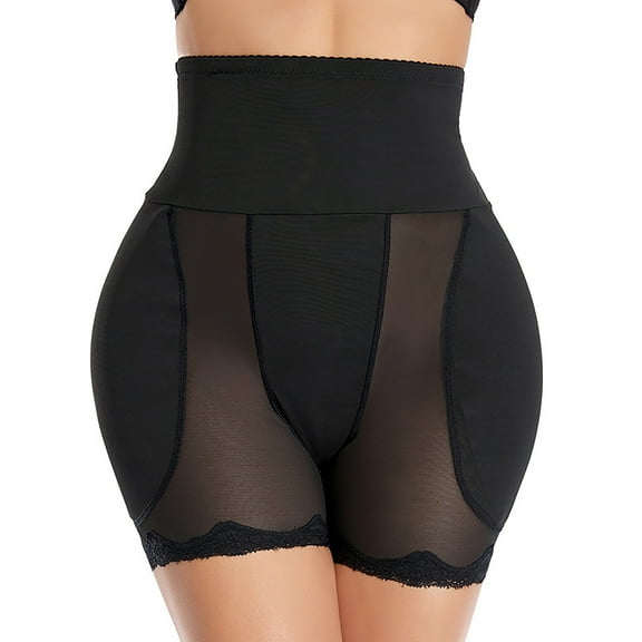 Feimerou Butt Lifting Shapewear Panties for Women Hip Enhancer Shapewear Tummy Control High Waisted Mesh Body Shaper Shorts