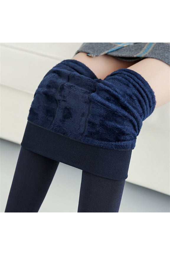 Fleece Lined Tights For Women Under Dress High Waist Pantyhose Thermal Winter Warm Opaque Tights Elastic Skinny Pants Sales