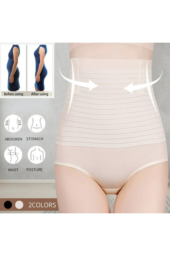 Tummy Control Thong Shapewear for Women High Waist Body Shaper Panties Underwear Seamless Shaping Thong Spanks