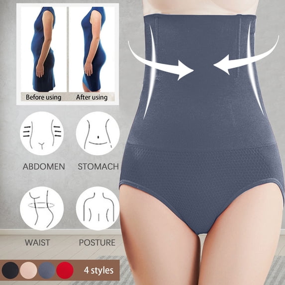 Feimerou Women Shapewear Slimmer Body Shaper High Waisted Tummy Control Compression Sameless Butt Lifter Panties Girdle Briefs