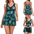 thumbnail image 1 of Feimerou Womens 2025 Tankini Swimsuits Tummy Control Flowy Modest Swimwear Two Piece Bathing Suits Swim Tank Top with Boyshorts, 1 of 8