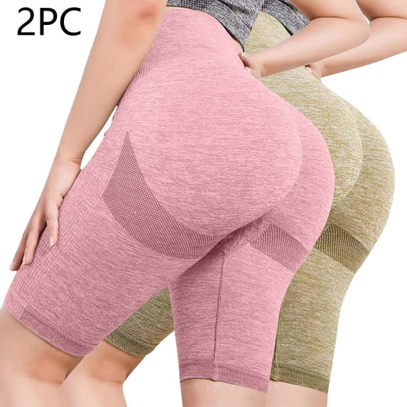 Feimerou Workout Bike Shorts Women Tummy Control High Waist Gym Running Yoga Shorts Strech Slim Fit Spandex Compression Shorts Valentines Day Gifts