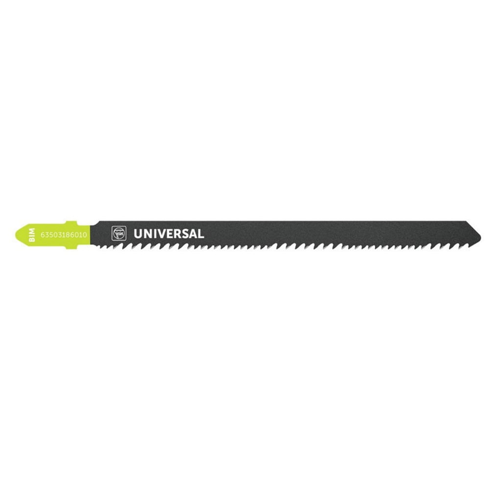 Fein 63503186010 (5/Pack) 4-3/8 in. 10-14 TPI Chrome-Vanadium T-Shank Jigsaw Blade