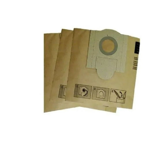 Fein Vacuum Bag, Dust, Micron Filter, 3 PK 913038K01