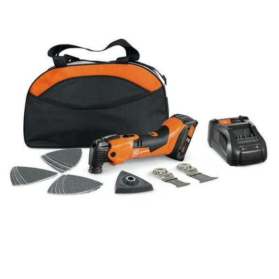 Fein Multimaster Oscillating Multi-Tool Kit AMM 500 AS - Variable Speed, 2 Ah, 18V