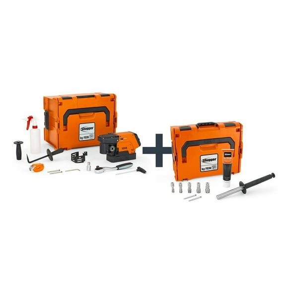 Fein Magforce 90 Mag Drill With Steel Tct Cutter Set