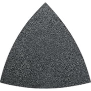 Fein Sanding Sheets with Hook & Loop Attachment - Aluminum Oxide, Full Resin Bond, Multi-Material Use, Unperforated, 220 Grit, 3-1/8" Edge Length, 5-Pack - 63717089044
