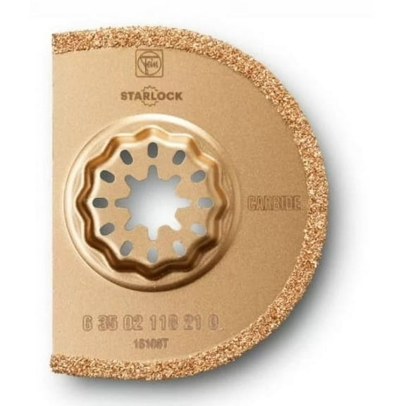 Fein StarLock Carbide Segmented Saw Blade for Removal of Defective Tile Grout - 2-15/16" Diameter, 1-Pack - 63502118210