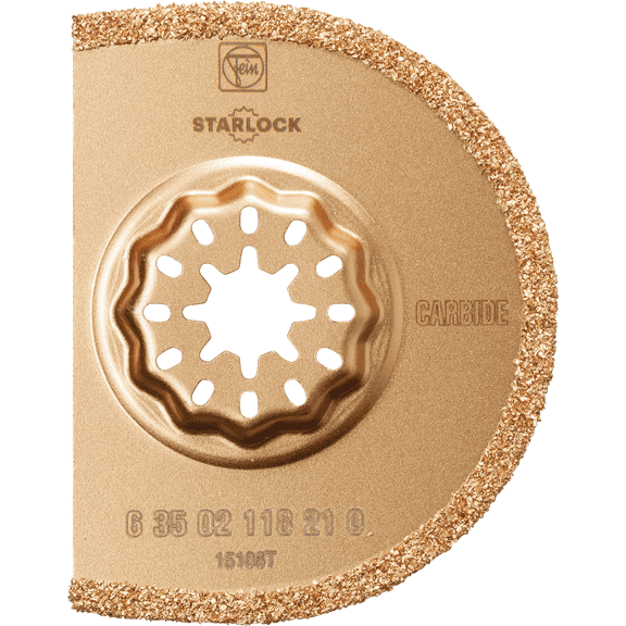 Fein Starlock Carbide Grout Oscillating Blade - Pack of 2 Residential Use, Standard Application