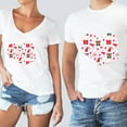 Feinib Clearance! Happy Valentine's Day Heat Transfer Vinyl Htv Iron on