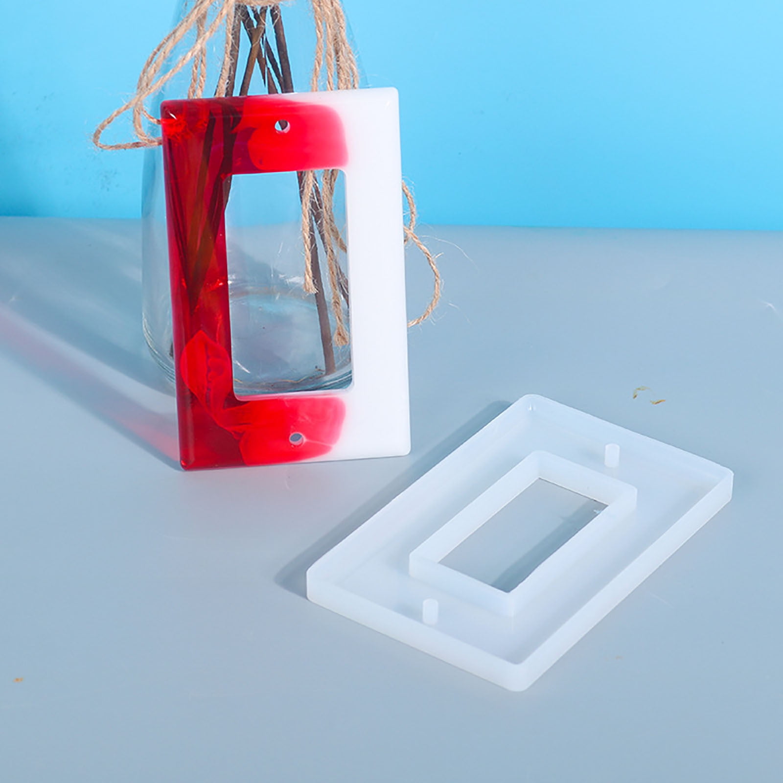 Feinib Clearance! Mold Silicone Mould Epoxy Resin Mold Socket Panel