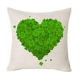 Feinib Clearance! Pillow Cover St. Patrick's Day Home Cushion Survived Family Pillowcase Throw