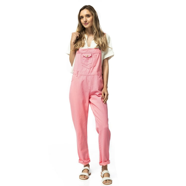 Ladies pink overalls hotsell