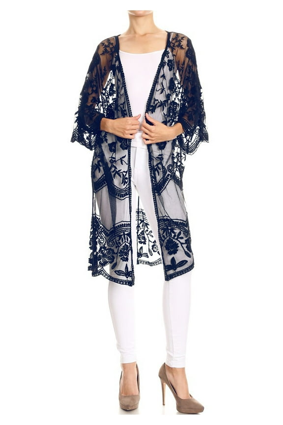 Lightweight Female Swimwear Cover Ups, Navy