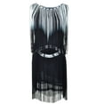 thumbnail image 1 of Feinuhan Womens 1920s Drop Waist Flapper Mini Cocktail Dress with Tassel Fringe, 1 of 5