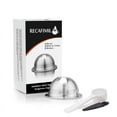 thumbnail image 1 of Feiona 3PCS/Set Stainless with 8ml spoon and brush Metal Rusable Coffee Capsule,, 1 of 7
