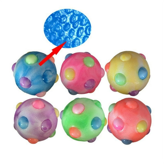 Feiona Pet Dog Toy LED Jumping Activation Ball Light Music Flashing Bouncing Vibrating Ball Dogs Chew Toys Electric Balls LED Dogs Toys