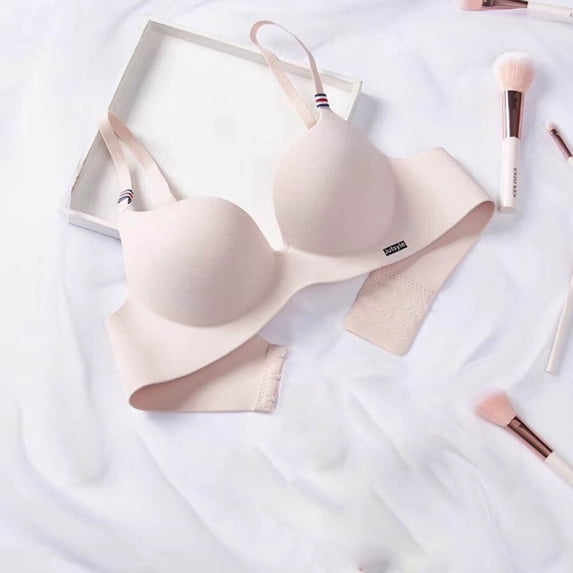 Feiona Sexy Bras for Women French British Ice Silk Bra Push Up Lingerie Seamless Bra Bralette Wire Free Brassiere Female Underwear