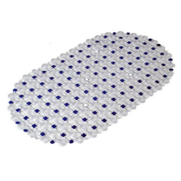 Feiona Transparent Non Slip PVC Bath Mats With Sucker Bathroom Safety Shower Bath Tub Mat with Suction Cups Bath Mats