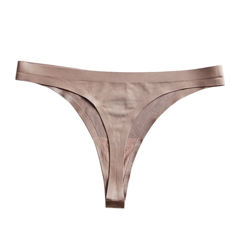 Linyuex Silk Comfortable Women Thongs String Seamless Panties